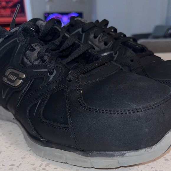 Sketchers Alloy steel tow Flex Sole work shoes size 10 - Picture 4 of 8